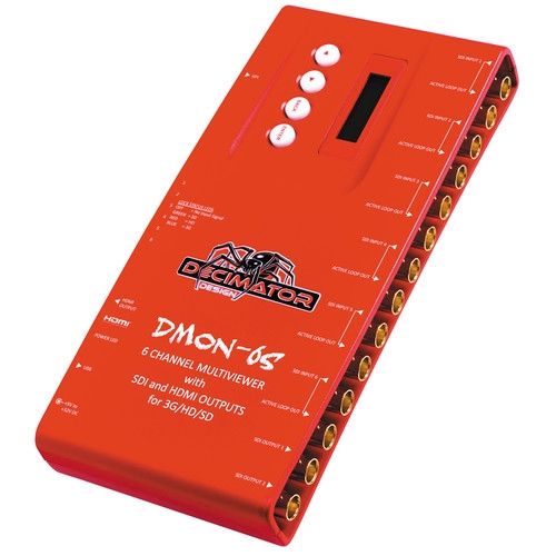 DECIMATOR DMON-6S 6 Channel Multi-Viewer with HDMI & SDI Outputs