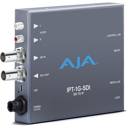 AJA 3G-SDI to JPEG 2000 IP Video and Audio