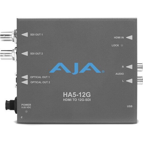 AJA HA5-12G HDMI to 12G-SDI Mini Converter