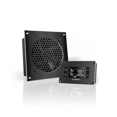AC Infinity AIRPLATE T3 A/V Cabinet Single-Fan Cooling System