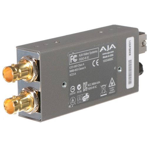 AJA FiDO-R-SC - SC Fiber to SDI Converter