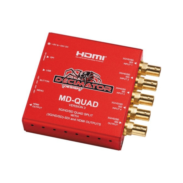 DECIMATOR MD-QUAD 3G/HD/SD-SDI Quad Split Multi-Viewer
