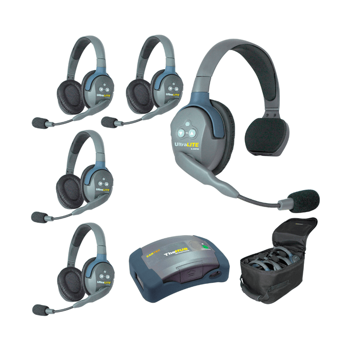 Eartec HUB514 - 5 Person Headset Wireless Communication Intercom
