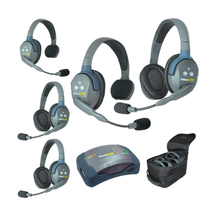Eartec HUB523 - 5 Person Headset Wireless Communication Intercom