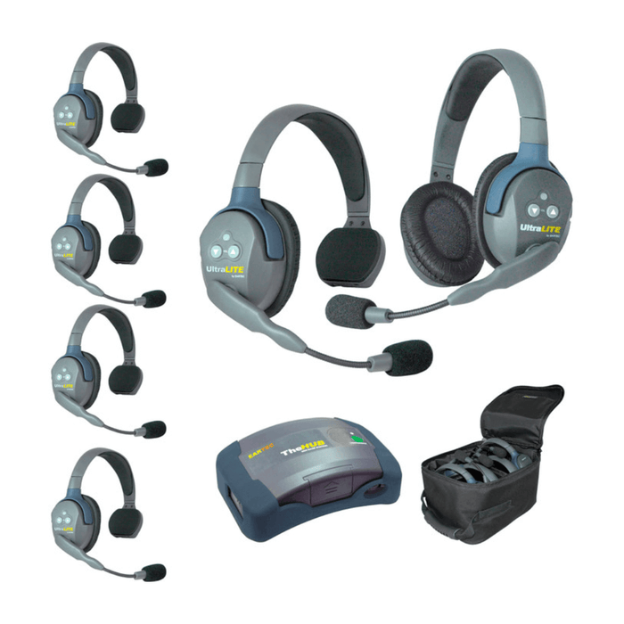 Eartec HUB651 - 6 Person Headset Wireless Communication Intercom