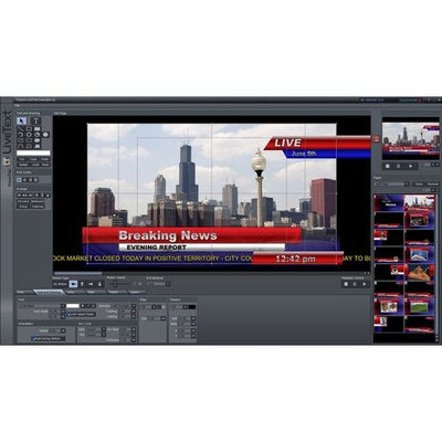 NewTek LiveText 2.5 with DataLink 3