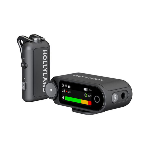 Hollyland LARK MAX 2 Solo Wireless Microphone System for Cameras (Space Gray, 2.4 GHz)