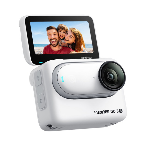 Insta360 GO 3S Action Camera Standard Bundle (128GB, Arctic White)
