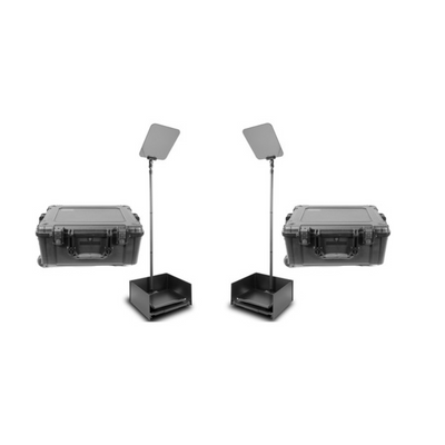 Prompter People ProLine StagePro 15" Carbon Fiber Presidential Teleprompter Set Pair