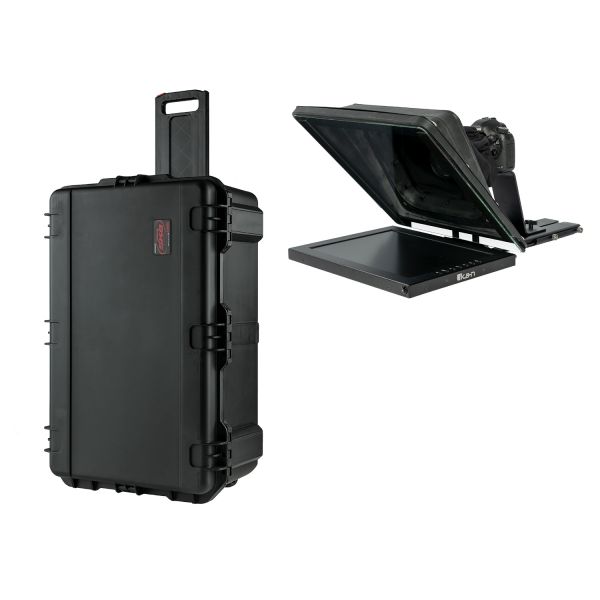 IKan Professional 15" High Bright Teleprompter with Hard Case Travel Kit