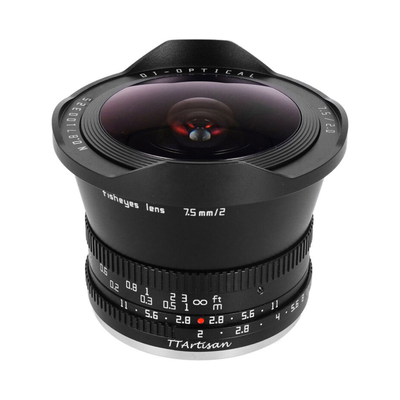 TTArtisan APS-C 7.5mm f/2 Fisheye Lens - Sony E