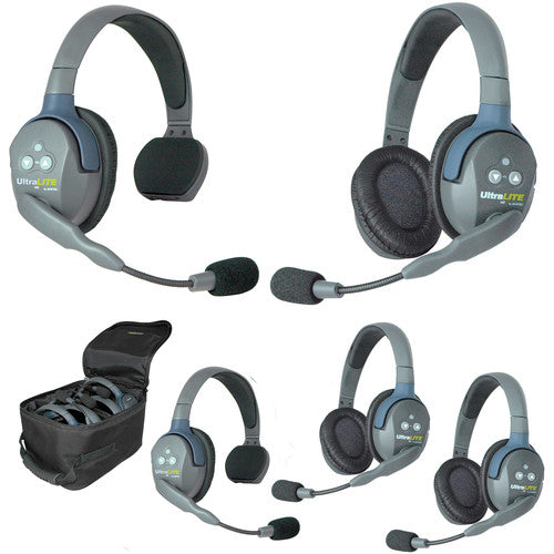Eartec UL523 - UltraLITE 5 Person Headset Wireless Communication Intercom