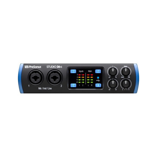 PreSonus Studio 26c Desktop 2x4 USB Type-C Audio/MIDI Interface