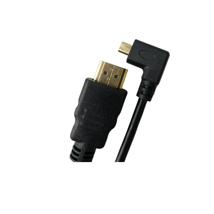 Dynotek Right Angle Cable Full to Micro HDMI 50cm - DT101