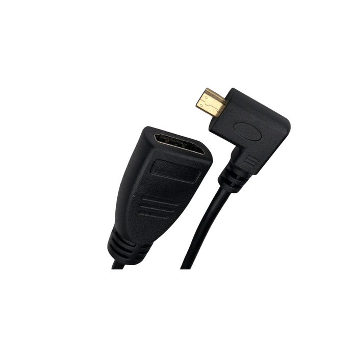 Dynotek Right Angle Cable Micro to Female HDMI 15cm - DT103