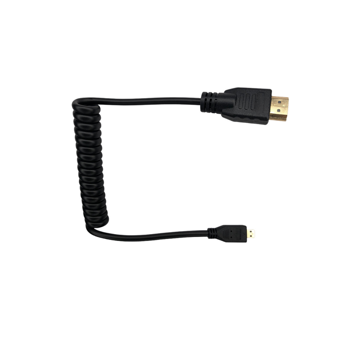 Dynotek Coiled Cable Full to Micro HDMI 30-80cm - DT108