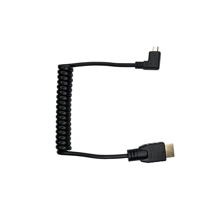 Dynotek Coiled Cable Full to Micro HDMI 30-80cm - DT111