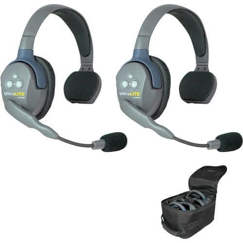 Eartec UL2S - UltraLITE Single Ear 2 Person Headset Wireless Communication Intercom