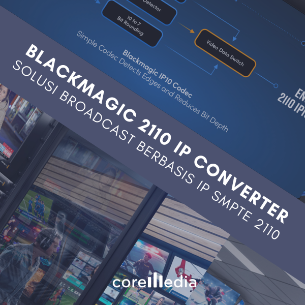 Blackmagic 2110 IP Converter : Solusi Broadcast Berbasis IP SMPTE 2110