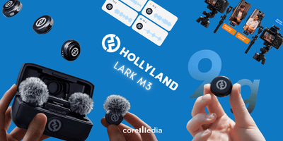 Hollyland LARK M3: Wireless Mic 4TX & 4RX dengan Audio 32-bit Float