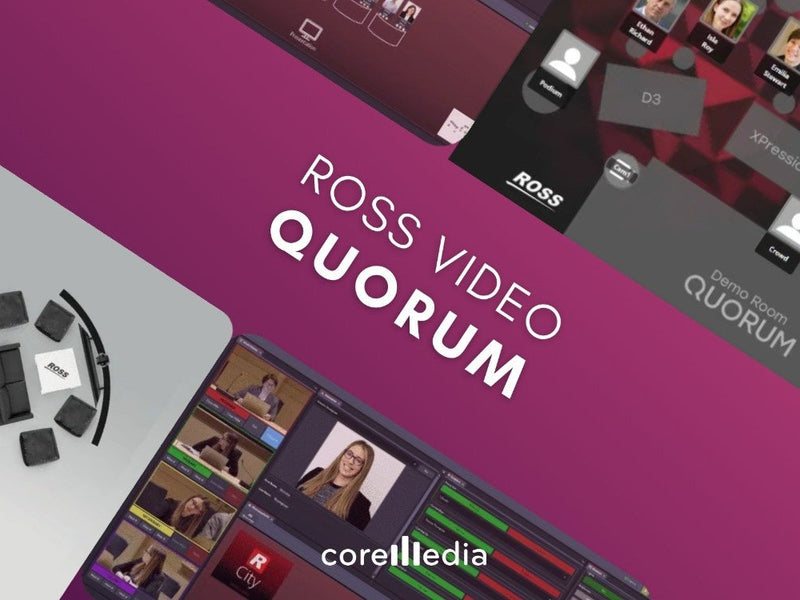 Ross Video Quorum: Platform Otomatis untuk Corporate Meeting, Rapat Dewan & Forum