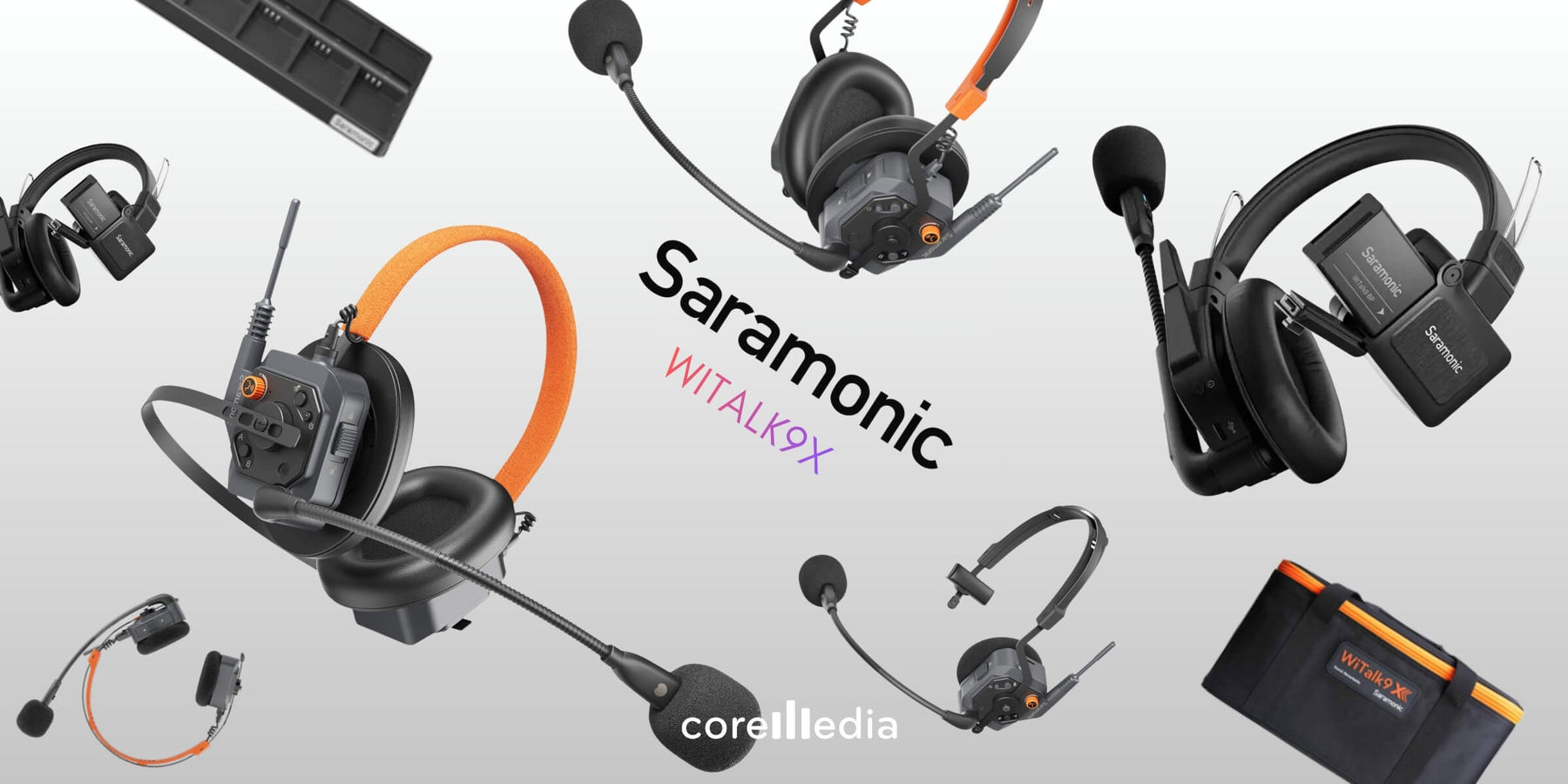Saramonic WiTalk9 X  Intercom Wireless Modular Paling Canggih untuk Tim Produksi