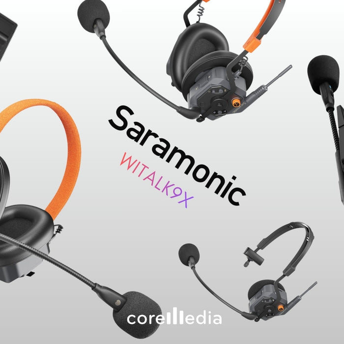 Saramonic WiTalk9 X  Intercom Wireless Modular Paling Canggih untuk Tim Produksi