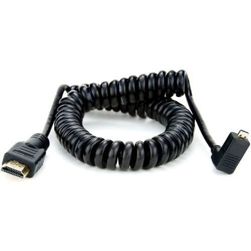 Atomos Coiled Micro to Full HDMI Cable (50cm)
