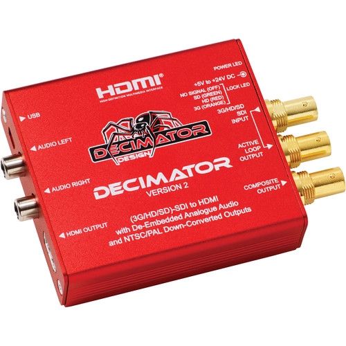 Decimator 2 3G/HD/SD-SDI to HDMI Converter
