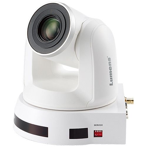 Lumens 4K UHD 12x Optical Zoom PTZ Camera (White)