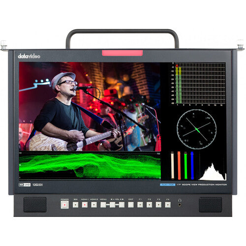 Datavideo TLM-170KM 17.3" 4K ScopeView Production Monitor (Rackmount, 1 RU)