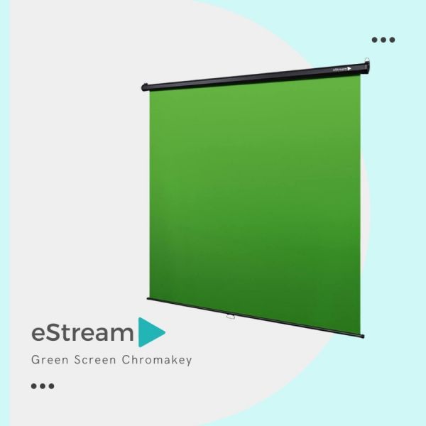 eStream Mountable & Collapsible Chroma Key Green Screen