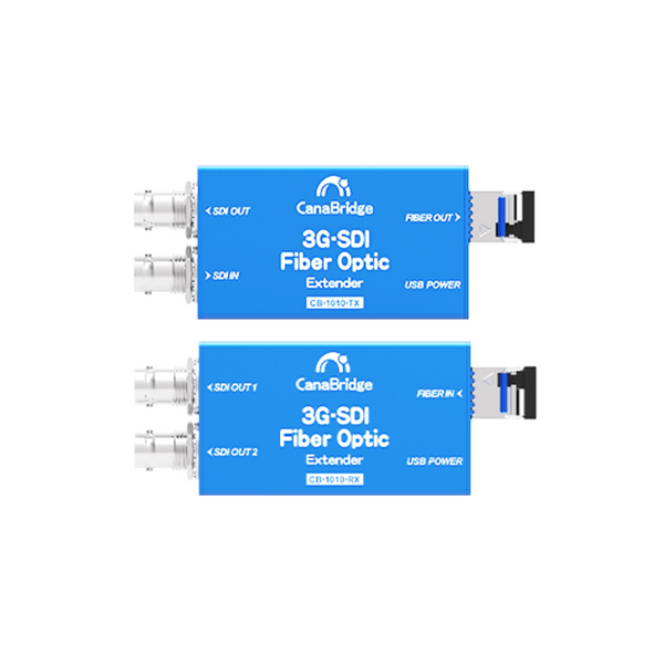 CanaBridge by Canare 3G-SDI Fiber Optic Extender - TX / RX set
