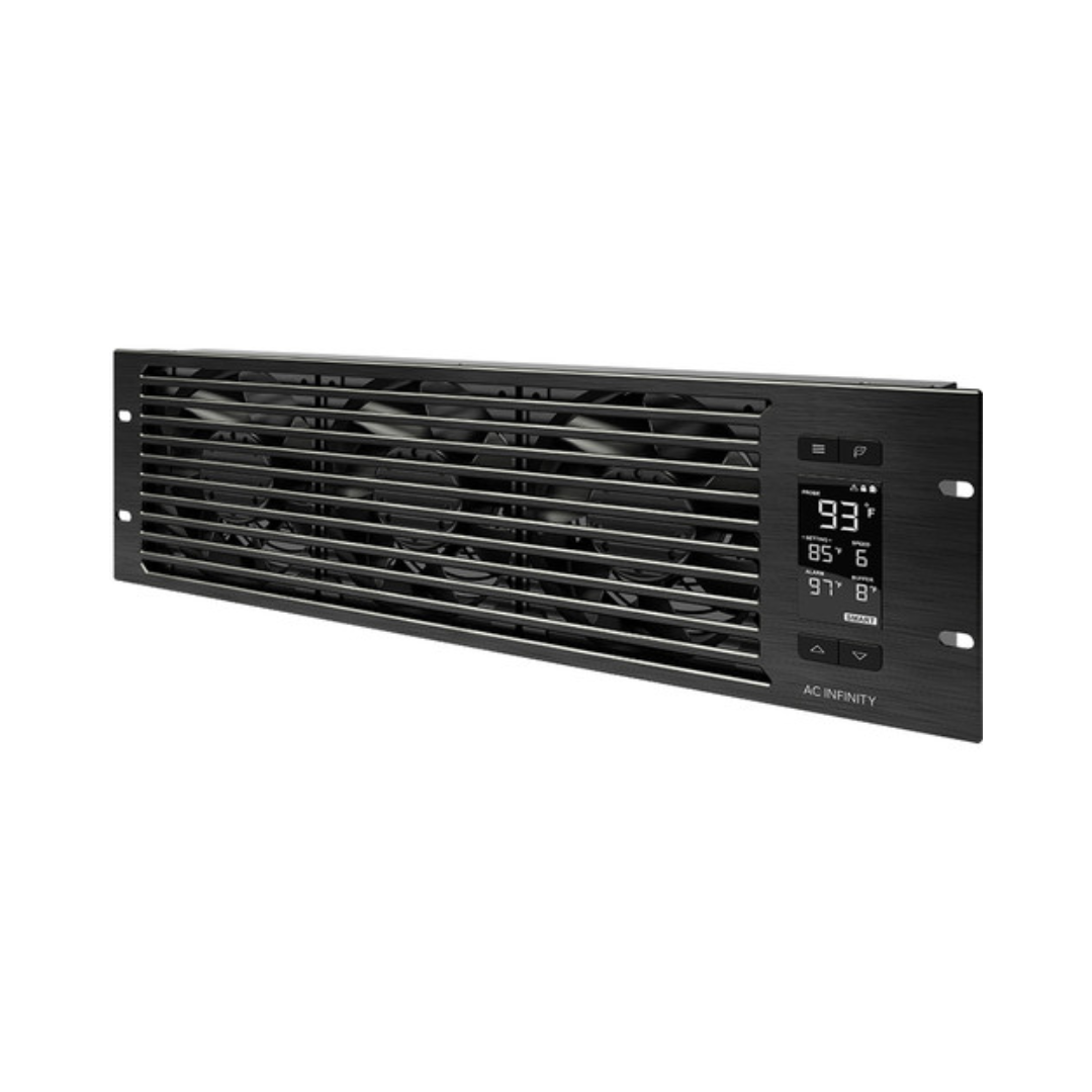 AC Infinity CLOUDPLATE T9-N PRO 3-Fan Rack Cooling System 3 RU Intake ...