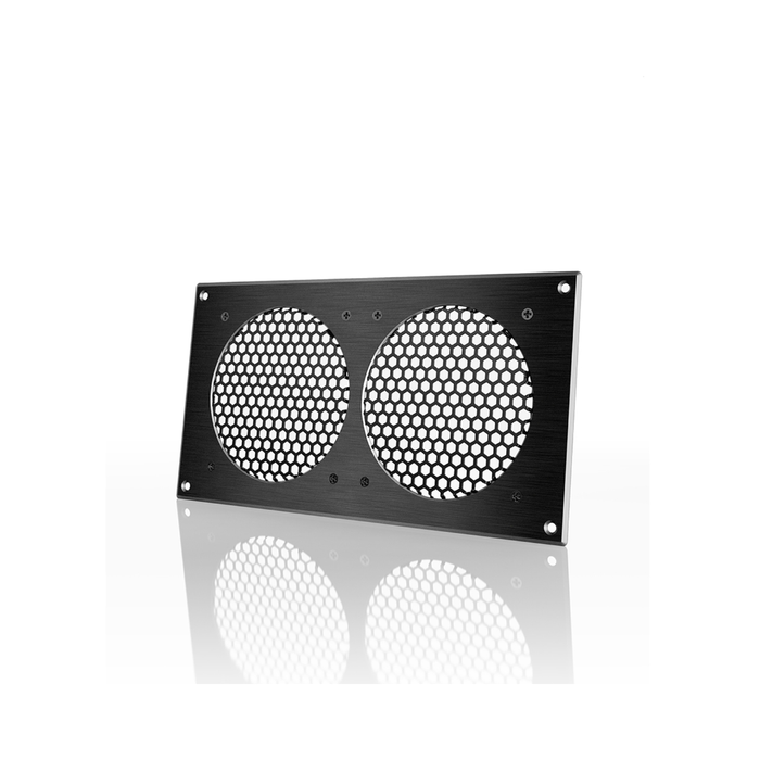 AC Infinity Cabinet Passive Ventilation Grille Black, 12 Inch