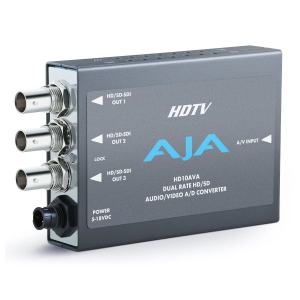 AJA HD10AVA: Dual Rate HD/SD, Audio/Video, & A/D