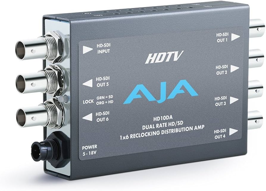 AJA HD10DA - 1x6 HD/SD Distribution Amplifier