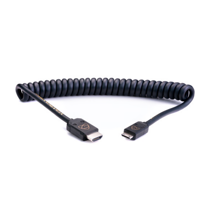 Atomos Mini to Full HDMI 4K Coiled Cable 40 - 80cm
