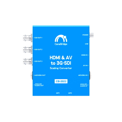 CanaBridge by Canare HDMI & AV to SDI 3G Scaling Converter