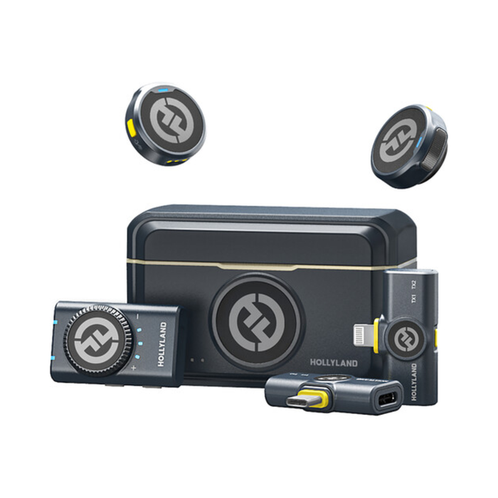 Hollyland LARK M2 DUO COMBO 2-Person Wireless Combo Microphone System