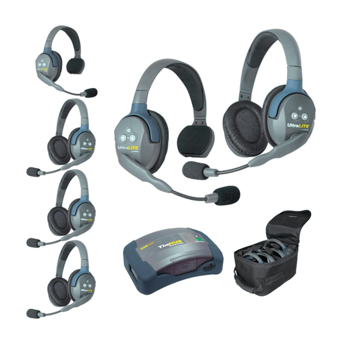 Eartec HUB624 - 6 Person Headset Wireless Communication Intercom