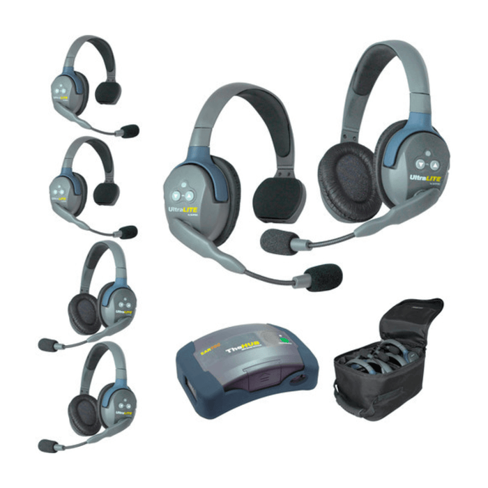 Eartec HUB633 - 6 Person Headset Wireless Communication Intercom