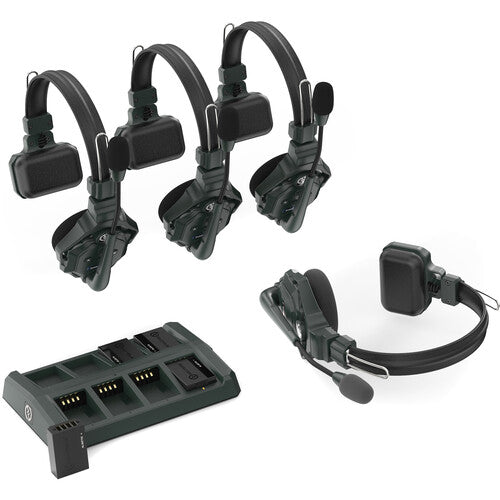 Hollyland Solidcom C1 4S Full Duplex Wireless Intercom 4 Headset