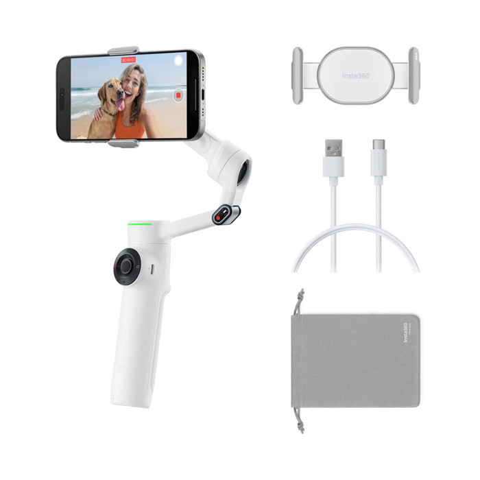 Insta360 Flow 2 Pro Smartphone Gimbal Stabilizer - White