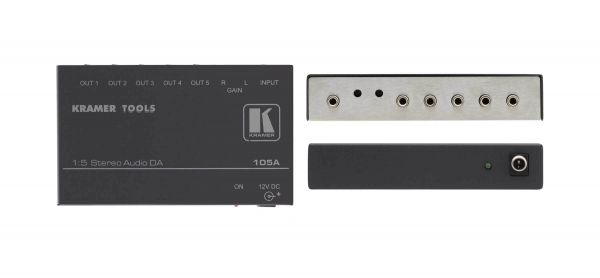 Kramer 1:5 Stereo Audio Distribution Amplifier — Core Media Indonesia