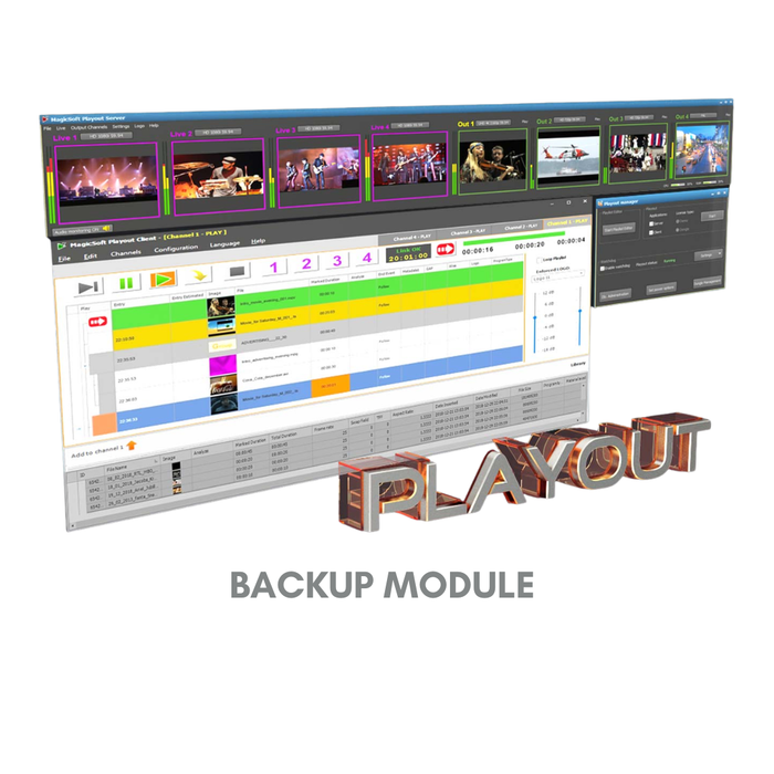 MagicSoft Playout Backup Module