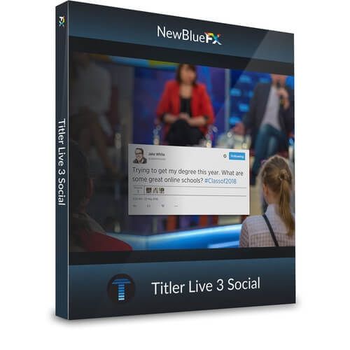 NewBlueFX Titler Live 3 Social