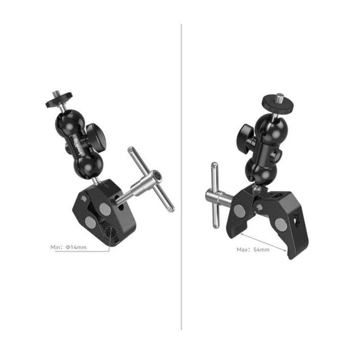 SmallRig Crab-Shaped Clamp with Ball Head Magic Arm 1138B