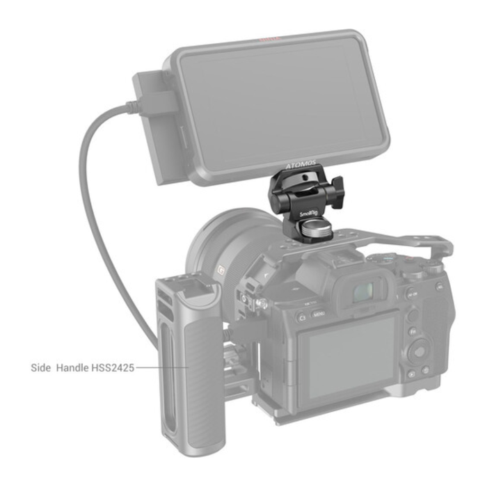 SmallRig Swivel and Tilt Adjustable Monitor Mount with ARRI-Style Mount 2903B