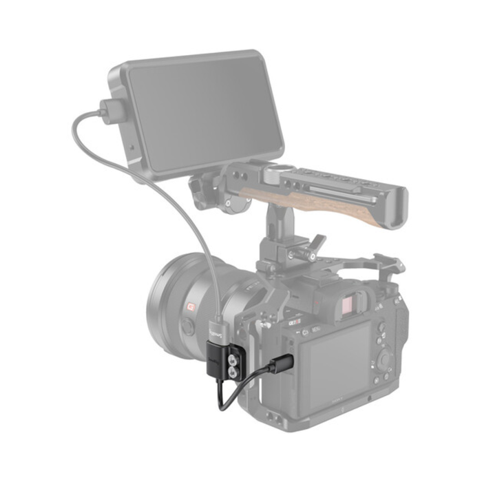 SmallRig Ultra-Slim Female HDMI Type A to Male Micro-HDMI Type D Adapter Cable 3021